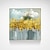 levne Květinové či botanické obrazy-olejomalba ručně vyráběné ručně malované nástěnné umění moderní zlatá fólie strom abstraktní domácí dekorace dekor válcované plátno bez roztaženého rámu