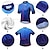 voordelige Heren shirts-21Grams Voor heren Wielrenshirt Korte mouw Fietsen Shirt Kleding Bovenlichaam met 3 achterzakken Bergracen Wegwielrennen UV-bestendig Ademend Sneldrogend Achterzak Groen Geel Oranje Gestipt Polyester