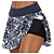 cheap Running Shorts-21Grams Women&#039;s Running Skirt Athletic Skorts 2 in 1 Running Shorts with Built In Shorts 3D Print 2 in 1 High Waist Bottoms Athletic Athleisure Fitness Gym Workout Running Breathable Quick Dry