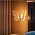 זול אורות קיר פנימיים-lightinthebox led פנסי קיר עיצוב פרפר חמוד מודרני מנורת קיר חדר שינה מתנה לחדר ילדים למשפחה חברים אור קיר ברזל 220-240v 5 w