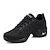 cheap Dance Sneakers-Women&#039;s Dance Sneakers Training Performance HipHop Sneaker Thick Heel Lace-up Adults&#039; White Black Fuchsia