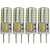abordables Luces LED bi-pin-G6.35 gy6.35 bombilla led con base de dos clavijas 12v 24v 2w luz del día 6000kjc tipo bombilla halógena de repuesto no regulable equivalente a 20w paquete de 4