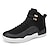 cheap Men&#039;s Sneakers-Men&#039;s Trainers Athletic Shoes Sporty Look High Top Sneakers Basketball Casual Daily PU Breathable Non-slipping Wear Proof Lace-up Black and White Black / Red White / Blue Fall