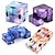 billige Magiske terninger-infinity cube 2 stykker fidget cube legetøj stress angst lindring for voksne og drengepige håndholdt magisk puslespil flip cube fidget finger legetøj terning til tilføje adhd dræber tid galakse rum