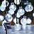 Χαμηλού Κόστους LED Φωτολωρίδες-φώτα ηλιακής λάμπας εξωτερικού χώρου 50 leds 7m κρυστάλλινη σφαίρα ηλιακό φως 6,5m 30 leds υπαίθρια ip65 αδιάβροχο 8 μοντέλα string νεράιδα ηλιακός κήπος γιρλάντες χριστουγεννιάτικη διακόσμηση
