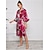 cheap Women&#039;s Robes-Women&#039;s Robes Gown Bathrobes Pure Color Simple Comfort Home Party Wedding Party Spandex Gift Long Sleeve Belt Included Spring Summer Navy Blue