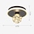 billiga Takfasta och semitakfasta taklampor-ledde taklampa 25 cm glob design geometriska former infällda lampor metall konstnärlig stil snygga globmålade ytor ledda moderna 220-240v