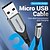cheap Cell Phone Cables-VENTION Micro USB Cable 1.6ft 3.3ft 6.6ft USB A to micro B 3 A Charging Cable Fast Charging Nylon Braided For Samsung Xiaomi Huawei Phone Accessory