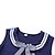 cheap Girls&#039; Dresses-Kids Little Dress Girls&#039; Striped Solid Color School Uniforms School Casual Tank Dress Bow Navy Blue Knee-length Cotton Cute Sweet Dresses Summer Regular Fit 3-13 Years