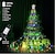billige Holiday String Lights-juletre lysslynge lys utendørs dekorasjon stjerne lys 8 moduser plug in 350 led foss juletre stjerne topper fe lys for terrasse ferie jul dekor fargerik belysning eu us au uk plugg