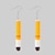 billige Øredobber-3 par harajuku kreativ morsom sigarettstump slipp dingle øredobber sprø livaktige sigarettøreringer for kvinner jenter unisex kule punk smykker