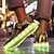 abordables Zapatillas de hombre-Hombre Zapatillas de deporte Zapatos LED Zapatillas de skate Deportivo Casual Exterior Diario Sintéticos Cordones Negro Blanco Plateado Verano Primavera