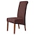 ieftine Husa scaun de sufragerie-Huse pentru scaune de sufragerie, Huse pentru scaune întinse negru verde spandex jacquard cu spătar înalt Huse de protecție pentru scaune cu bandă elastică pentru sufragerie, nuntă, ceremonie,