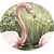 ieftine tapet cu natură și peisaj-tapet mural autocolant de perete care acoperă imprimare personalizate peel și stick detașabil autoadeziv pictura peisaj zone umede flamingo pvc / vinil decor acasă