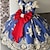 Χαμηλού Κόστους Φορέματα για πάρτι-Παιδιά Κοριτσίστικα Φόρεμα για πάρτυ Λουλούδι Κοντομάνικο Επίσημο Επίδοση Γάμου Σουρωτά Κεντητό Κουμπί Κομψό Πριγκίπισσα Πολυεστέρας Μακρύ