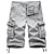 preiswerte Cargo Shorts-Herren Streetwear Military Chino Shorts Tactical Cargo Cotton Ausgehhose einfarbig knielang blau grau khaki grün schwarz