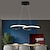 Недорогие Люстры-светодиодный подвесной светильник 67 см фонарь дизайн люстра алюминий современный стиль стильная окрашенная отделка светодиодный современный 220-240 в