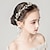 billige Hårbånd og kroner-barn / småbarn jentehårtilbehør vakker håndlaget koreansk hårbåndstilbehør jente pannebånd baby hodeplagg jente prinsesse hårnål pannebånd