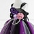 billige Film- og tv-kostumer-Heks Maleficent Tutu Tyl kjoler Pige Film Cosplay Fest Lys Lilla Lilla Barnets Dag Maskerade Kjole