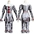 cheap Anime Cosplay-Pennywise It Clown Killer Clown Cosplay Costume Outfits Costume Men&#039;s Teen Adults&#039; Halloween Halloween Festival / Holiday Cotton / Polyester Blend Gray / Light Gold Men&#039;s Women&#039;s Couple&#039;s Easy / Top