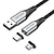お買い得  スマホケーブル-VENTION USB 2.0 マイクロUSB USB C ケーブル 磁石バックル クイックチャージ 5 A 2.0メートル(6.5Ft) 1.5M(5フィート) 1.0メートル(3フィート) ナイロン TPE 銅錫メッキ 用途 サムスン Xiaomi Huawei 携帯電話アクセサリー
