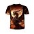 cheap Boys&#039; Tees &amp; Shirts-Kids Boys&#039; T shirt Short Sleeve Brown 3D Print Dragon Animal Active 4-12 Years / Summer