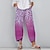 tanie Spodnie damskie-spodnie damskie kieszonkowe z nadrukiem kwiatowym / kwiecistym codziennym regularnym wiosennym&amp;amp;  jesień fioletowy ciemny różowy khaki jasnoszary ciemnoszary