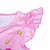 Недорогие Платья-Детские Девочки Платье Мультипликация единорогом С короткими рукавами Симпатичные Стиль Изысканный и современный Розовый Розовый с красным