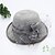 cheap Hats-Women&#039;s Party Party Wedding Special Occasion Party Hat Solid Color Flower Beige Black Hat Portable Sun Protection Breathable / Gray / Fall / Winter / Spring / Summer