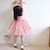 cheap Dresses-Kids Girls&#039; Dress Animal Cartoon Long Sleeve Sequins Patchwork Basic Cotton Knee-length Tulle Dress 2-8 Years Black Pink Purple