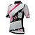 cheap Women&#039;s Cycling Clothing-21Grams® Women&#039;s Short Sleeve Cycling Jersey Summer Spandex Polyester Black+White Graffiti Funny Bike Top Mountain Bike MTB Road Bike Cycling Breathable Quick Dry Moisture Wicking Sports Clothing