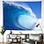 baratos tapeçaria de paisagem-onda do oceano tapeçaria de parede grande decoração de arte cobertor cortina pendurada em casa quarto decoração de sala de estar