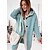 cheap Cardigans-Women&#039;s Cardigan Sweater Jumper Chunky Knit Button Hooded Solid Color Daily Weekend Stylish Casual Winter Fall Green Pink S M L