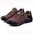 Χαμηλού Κόστους Αθλητικά &amp; υπαίθρια παπούτσια-Ανδρικά Παπούτσια Πεζοπορίας Αδιάβροχη Σύγκρουση Αναπνέει Ανθεκτικό στη φθορά Διά μέσου των αγρών Περπάτημα EVA Καοτσούκ Δίχτυ Καλοκαίρι Φθινόπωρο Μπορντώ Μπλε Καφέ