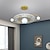 billige Ring &amp; Rund Design-led loftslampe 55/65 cm cirkeldesign enkelt design lysekrone akryl kunstnerisk stil moderne stil stilfuld malet finish førte moderne 220-240v