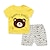 preiswerte Sets-Unisex 3D Feste Farbe Karikatur Mehrfarbig T-Shirt &amp; Shorts T-Shirt-Set Kurzarm Schick &amp; Modern Basic Brautkleider schlicht Baumwolle Kinder