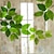 billige Dekorative veggklistremerker-grønne blader matt vindusfilm klistrende vinyl termisk isolasjon personvern hjemmeinnredning til vindusskap dør klistremerke vindus klistremerke - 60x58cm