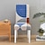 abordables Funda para silla de comedor-Funda elástica para silla de cocina, funda para asiento de silla eláctica para comedor, fiesta de hotel, suave, duradera, lavable