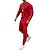 cheap Tracksuits-Men&#039;s Tracksuit Running T-Shirt With Pants Casual Athleisure 2pcs Winter Long Sleeve Breathable Quick Dry Moisture Wicking Gym Workout Running Active Training Walking Jogging Sportswear Solid Colored