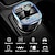 olcso Bluetooth autós készlet/kihangosító-T25 FM adó Bluetooth autós készlet autós kihangosító Túláram (bemeneti és kimeneti) védelem Kártyaolvasó Automatikus váltóáram szabályozás Rádió MP3 Autó