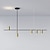 Недорогие Подвесные огни-светодиодный подвесной светильник 123 см одиночный дизайн подвесной светильник металл скандинавский стиль 220-240v