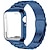 billige Apple Watch-remmer-1 stk Smartklokkerem med etui Kompatibel med Apple  iWatch 38/40/41/42/44/45mm Series 8 7 6 5 4 3 2 1 SE Metal band til jeg ser Smartklokke Stropp Armbånd Rustfritt stål Støtsikker