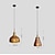 זול מנורות תלויות-מנורת תליון לד 16/28 ס&quot;מ עיצוב אי תליון אור מתכת מתכת בסגנון וינטאג &#039;גימורים צבועים במתכת וינטאג&#039; קאנטרי 220-240v