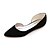 abordables Chaussures de mariée-Femme Chaussures de mariage Mariage Soirée &amp; Evénement Appartements de mariage Chaussures de mariée Chaussures de demoiselle d&#039;honneur Eté Talon Plat Satin Ivoire Noir Blanc