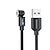 Недорогие Кабели Micro USB-Универсальный зарядный кабель 1,6 фута 3,3 фута 6,6 футов USB A на тип C/микро/IP 2.4 A Кабель для зарядки Быстрая зарядка нейлон плетеный 3 в 1 Магнитный Назначение Samsung Xiaomi Huawei