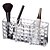 cheap Bathroom Organizer-Makeup Brush Holder Organizer Acrylic 3 Grid Make Up Cosmetic Brushes Holder