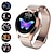 preiswerte Smarte Uhren-KW10 Smartwatch 1.04 Zoll Smartwatch Fitnessuhr Bluetooth Schrittzähler AktivitätenTracker Schlaf-Tracker Kompatibel mit Android iOS Damen GPS Langer Standby Kamera Kontrolle IP68 38mm Uhrengehäuse