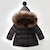 cheap Outerwear-Fashion Baby Girls Boys Jackets Winter Fur Outerwear Kids Warm Hooded Children Outerwear Coat Boys Girls Clothes