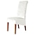 ieftine Husa scaun de sufragerie-huse pentru scaune de sufragerie din catifea de pluș, negru, spandex, huse de protecție pentru scaune cu spătar înalt huse pentru scaun cu bandă elastică pentru sufragerie, nuntă