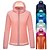 cheap Softshell, Fleece &amp; Hiking Jackets-Women&#039;s Men&#039;s UPF 50+ Clothing UV Sun Protection Lightweight Jacket Zip Up Hoodie Jacket Windbreaker Summer Cooling Sun Shirt with Pockets Quick Dry Packable Coat Top Outdoor Performance